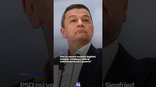 PSD nu votează Guvernul Siegfried Mureşan. Grindeanu: „PSD îşi reafirmă dorinţa de a guverna”