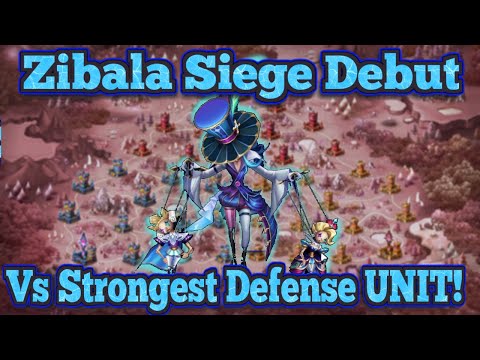Zibala Siege Debut VS Strongest Defense unit!!  - Summoners War