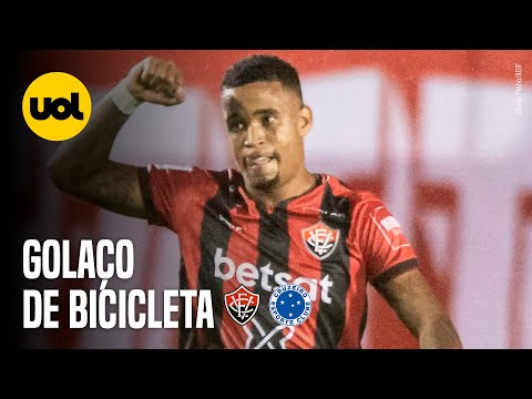 VITÓRIA: JOGADOR FAZ GOLAÇO DE BICICLETA CONTRA O CRUZEIRO PELO BRASILEIRÃO