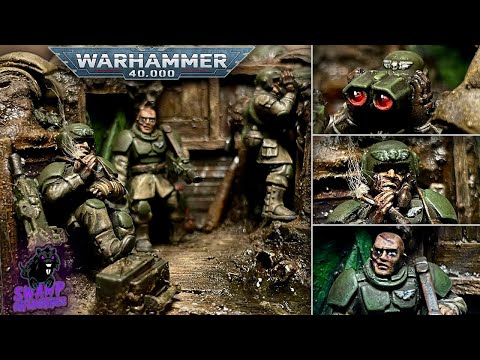 Trench Life - Building a Warhammer 40k Cadian Diorama