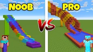 Minecraft NOOB vs. PRO: WATER SLIDE in Minecraft! AVM SHORTS Animation