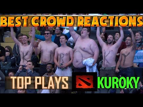 ⚡ Best Of Kuroky moments ⚡ with crowd reaction ⚡ pro matches ⚡ dota2 History ✪ Kuroky god .