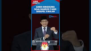 Anies Singgung Pemberian Bansos yang Dirapel 3 Bulan hingga Ungkap Pemberian Harus Tepat Sasaran