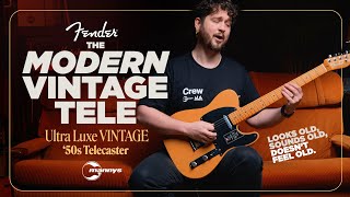 Video thumbnail for Fender Ultra Luxe Vintage 50s Telecaster - "It's like a Tele with a Degree!" by Mannys Music