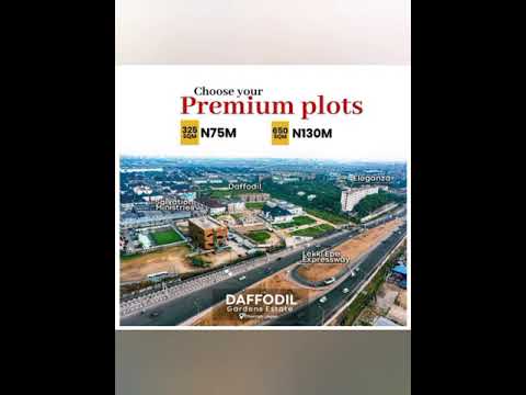 Land For Sale Daffodil Gardens Estate Chevron Alternative Drive Lekki Lagos Chevron Drive Lekki Lagos