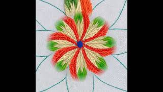 Beautiful Flower Embroidery !!! Embroidery Flower,Hand Embroidery,Flower Embroidery Sewing Hack,Flow