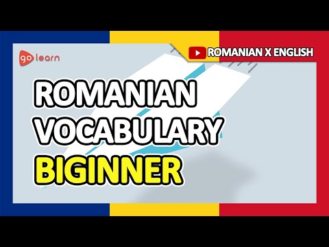 Learn Romanian |Part 2: Romanian Vocabulary Biginner | Golearn