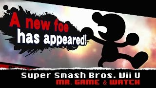 Super Smash Bros. Wii U How to Unlock Mr. Game & Watch and Stage