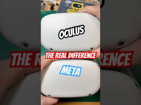 Do you know the difference? #quest2 #vr #virtualreality #meta
