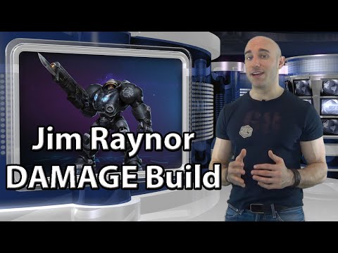 Raynor Damage Build Tutorial - LEVEL 10 - Heroes of the Storm