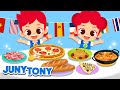 Vamos A Comer Comidas De Diferentes Países Canciones Infantiles JunyTony En Español