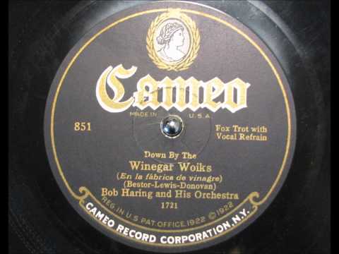 DOWN BY THE WINEGAR WOIKS by Bob Haring Orchestra 1925