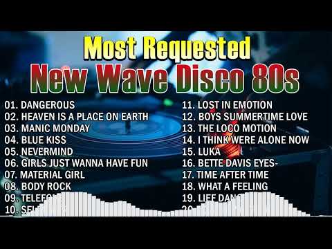 Top 20 Most Requested New Wave Disco 80s Nonstop Remix