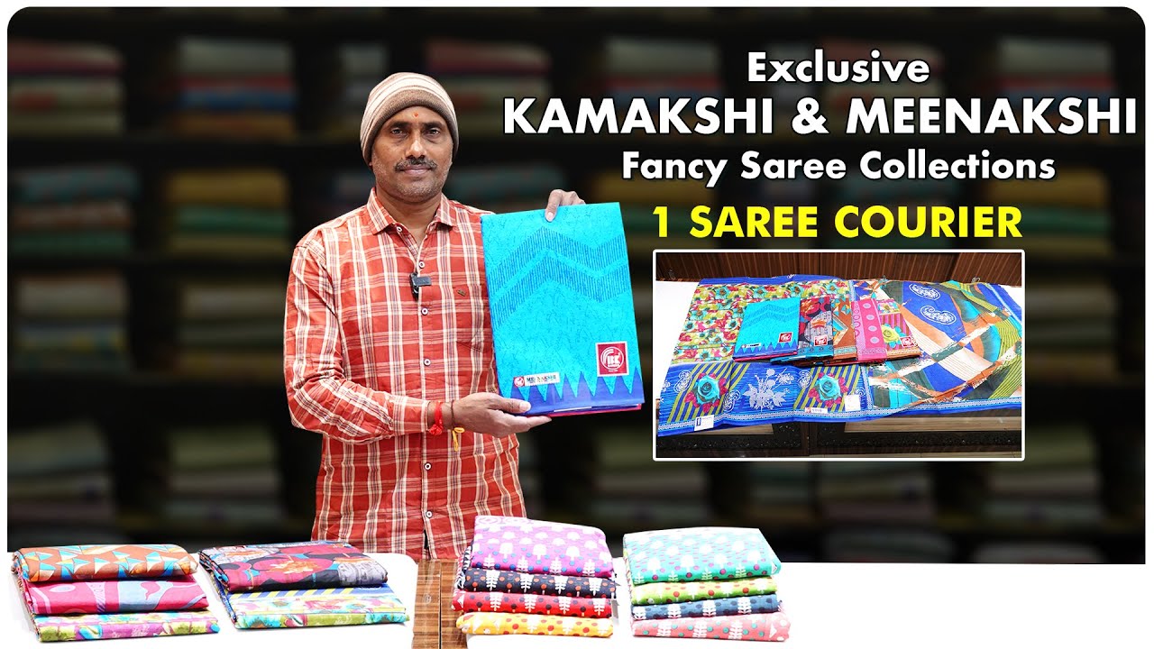 <p style="color: red">Video : </p>Sankranthi Special Kamakshi &amp; Meenakshi Fancy Saree Collections at Wholesale Prices 1 Saree Courier 2022-12-06