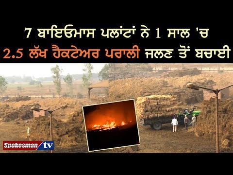 7 ਬਾਇਓਮਾਸ ਪਲਾਂਟਾਂ ਨੇ 1 ਸਾਲ 'ਚ 2.5 ਲੱਖ ਹੈਕਟੇਅਰ ਪਰਾਲੀ ਜਲਣ ਤੋਂ ਬਚਾਈ
