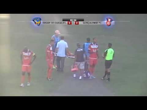 DUQUE DE CAXIAS x GONÇALENSE 1º tempo - SÉRIE B Campeonato Carioca - 22/05/2016