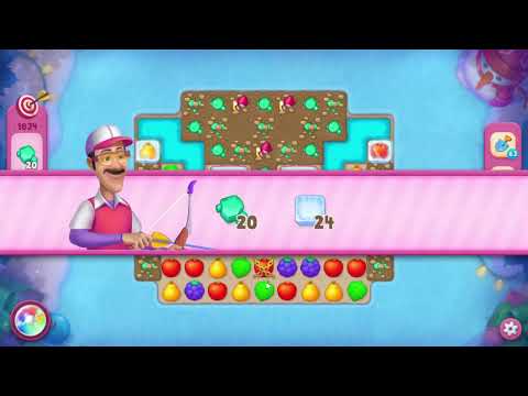🎯 Gardenscapes 1834 Challenge Level - 16 moves + 💥💥🧨💣
