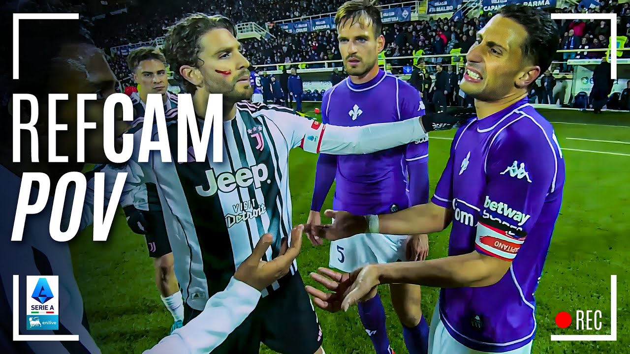 REF CAM POV: You Are The Referee in Fiorentina-Juventus | Serie A 2025/26