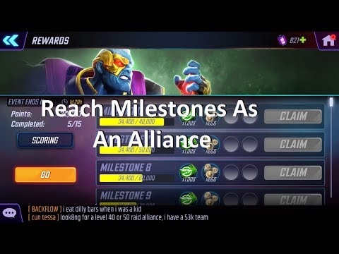 How to Reach Alliance Milestones Marvel Strike Force