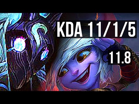KINDRED vs TRISTANA (MID) | 11/1/5, Legendary, 600+ games, 1.1M mastery | BR Master | v11.8