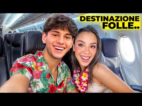 I blindfold SARA and put her on a SURPRISE PLANE..