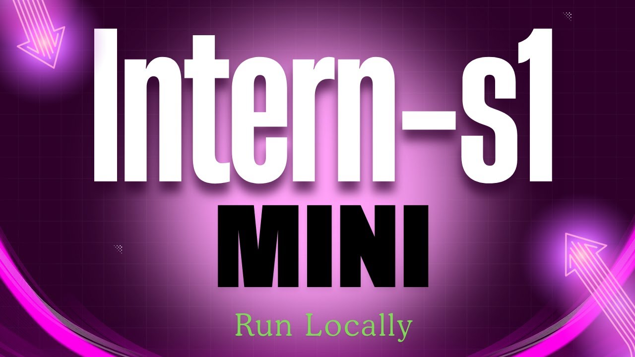 Intern S1 Mini: Multimodal Reasoning Model for Video, Image, Text: Run Local