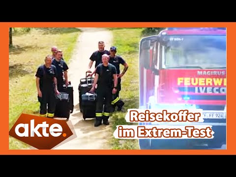 Sturz aus 10m Höhe: Reisekoffer im Extrem-Test | Akte | SAT.1
