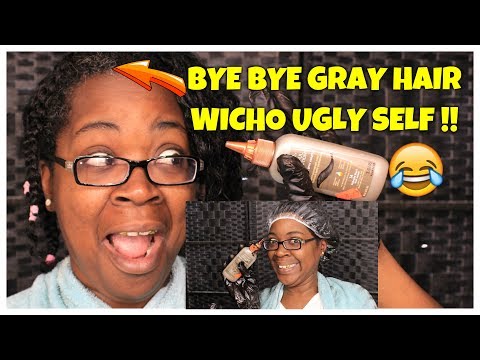 I DYED MY GRAY HAIRS  FINALLY / CLAIROL GRAY SOLUTIONS /GOLDMOUTH Video