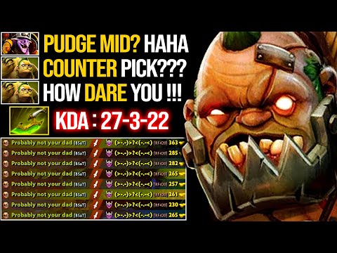 Timbersaw - COUNTER Pick?? HOW DARE YOU!!! Insane 27Kills Swift Blink  Pudge Mid | Pudge Official