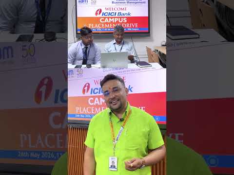 ICICI Bank Campus Placement Drive at IIBM Patna ?. #icicibank #placement