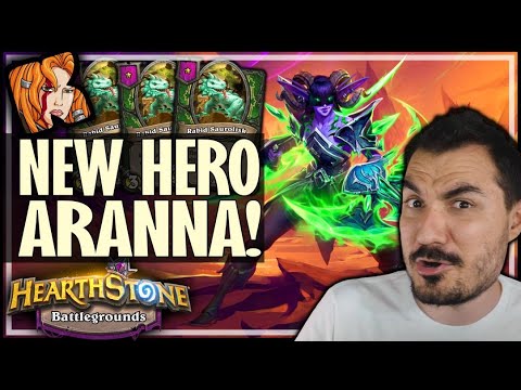 NEW HERO + PRE-NERF DINO = GAME BREAKS - Hearthstone Battlegrounds