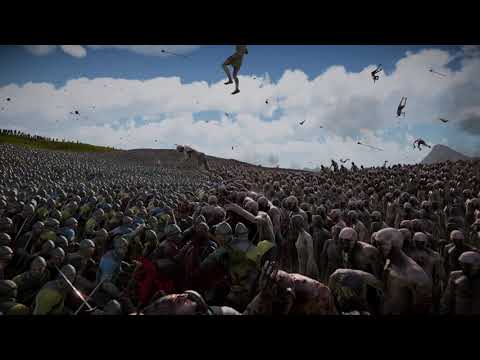 1 Million Zombies vs Medieval Army. Last hope. UEBS Ultimate Epic Battle Simulator 2.