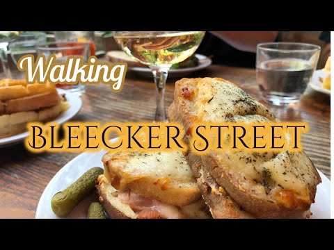 【WALKING】グルメストリートを散歩/ Gourmet Street /ブリーカーストリート（前編）/ Bleecker Street Part 1