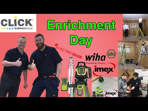 Enrichment Day for the Electrical Students Includes imex Laser Levels and Wiha Tools