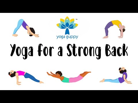 Yoga for Strong Back for Kids | Improve Posture | Yoga for Children | Yoga Guppy