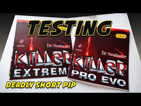 Dr Neubauer Killer Pro Evo & Extreme [🏓💣]   Table Tennis Short Pips