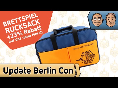 Berlin Con 2023 – Brettspiel Rucksack  – 23% auf Merchandise – Update