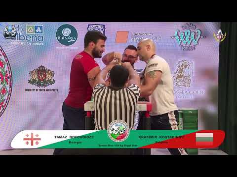 Tamaz Botchoidze vs Krasimir Kostadinov | Up to 100 kg | XLVI WORLD ARMWRESTLING CHAMPIONSHIP | 2025