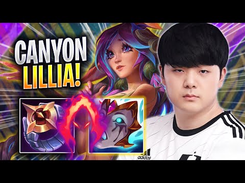 CANYON IS SO CLEAN WITH LILLIA! - DK Canyon Plays Lillia JUNGLE vs Viego! | Season 2023