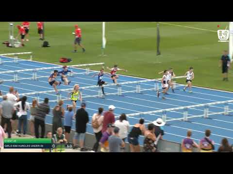 Boys Under 10 60m Hurdles H2 - 2020 State Combined Events Championships // LAVicTV