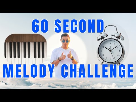 making a melody in 60 seconds (beat challenge)