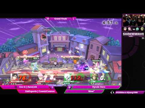 SW Plano 71 - CosmicCosmos + AeroLink vs Hyrule Hero + Mew² - Grand Finals Smash 4