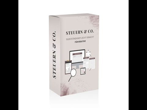 Steuern und Co. für Kreative | Link in der Beschreibung⬇️