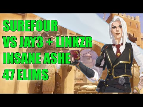 Surefour INSANE ASHE GAMEPLAY 47 ELIMS - PRO OVERWATCH SEASON 23