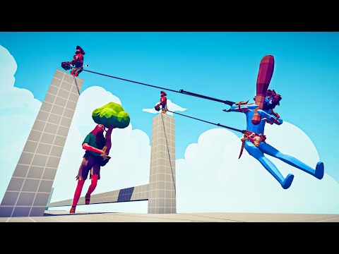 2x HARPOONER & TREE GIANT vs EVERY UNIT - Totally Accurate Battle Simulator TABS