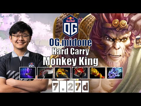 Monkey King | OG.midone | Hard Carry Monkey King | 7.27d Gameplay Highlights