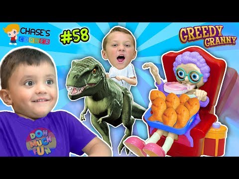 Chase's Corner? GREEDY GRANNY loves GOLDFISH Game w/ Shawn! | DOH MUCH FUN #58