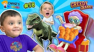 Chase's Corner? GREEDY GRANNY loves GOLDFISH Game w/ Shawn! | DOH MUCH FUN #58