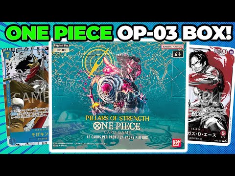 One Piece Pillars Of Strength OP-03 Booster Box OPENING!