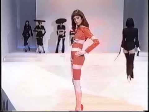 49b. RARE Thierry Mugler Couture Spring-Summer 1999 (1) with Inga Savits